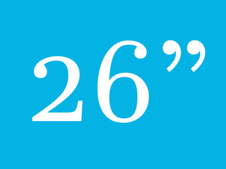 Kids 26 inch wielmaat