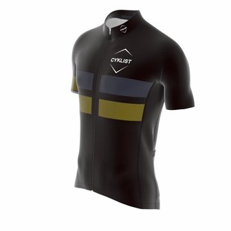 Cyklist Ledara Fietsshirt Black / Olive / Grey