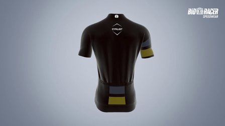 Cyklist Ledara Fietsshirt Black / Olive / Grey