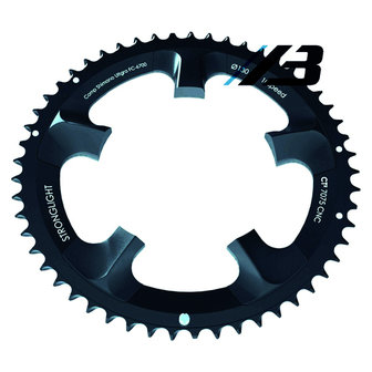 Stronglight Buitenblad 50 tands CT2 passend op Ultegra 6800, Voorblad