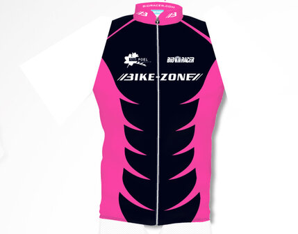 Mouwloos fietsshirt  Bike-Zone Roze