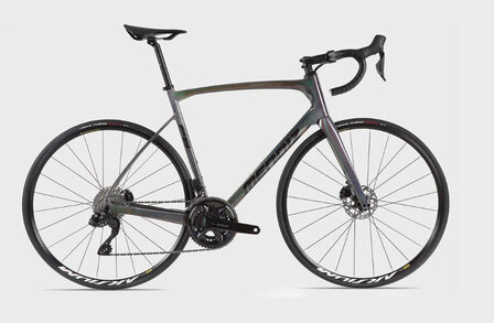 Mendiz F8 Carbon Racefiets met Shimano 105 Di2 Grey Holographic 56 cm. 