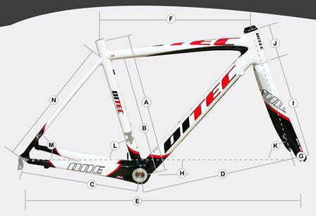 Ditec One Carbon Frameset 56 cm.