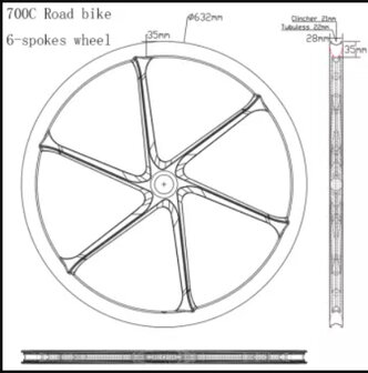 6-spaaks carbon Gravel / Race wielset