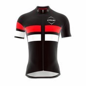 Cyklist Klattra Fietsshirt Black Red White