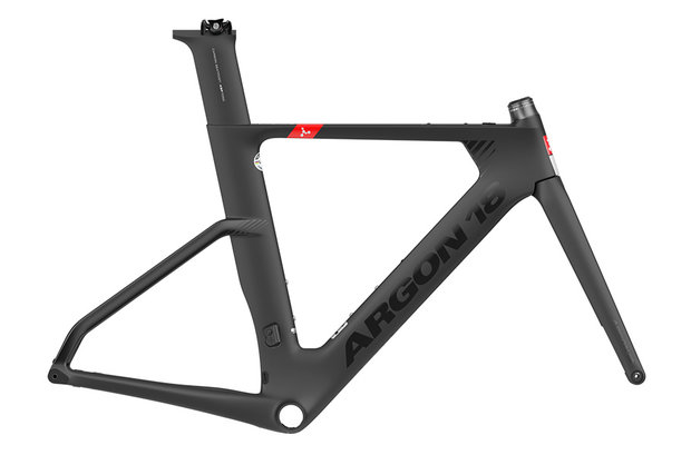 Argon 18 E-117 Disc Carbon Tijdrit / Triathlon Fiets Zwart LARGE