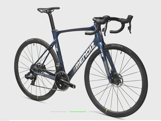 Mendiz F9.04 Carbon Racefiets met Sram RIVAL AXS Large.
