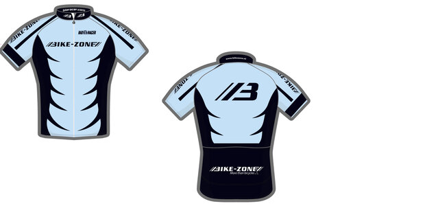 shirt bikezone blauw zwart