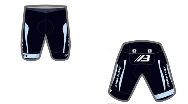 Kledingset Bike-Zone ( Fietsshirt + Fietsbroek ) New Style