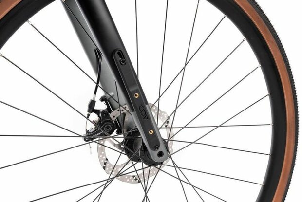 Adapter voor bidonhouder op Cube Gravelbike Nuroad