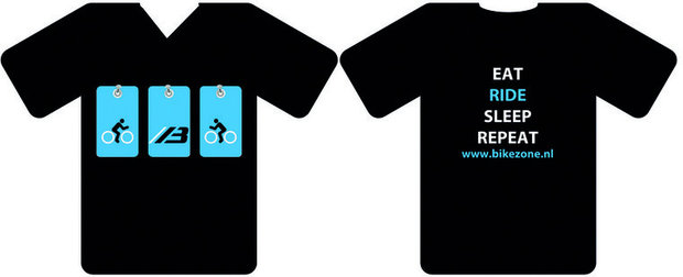 T-Shirt Bike-Zone Eat Ride Sleep