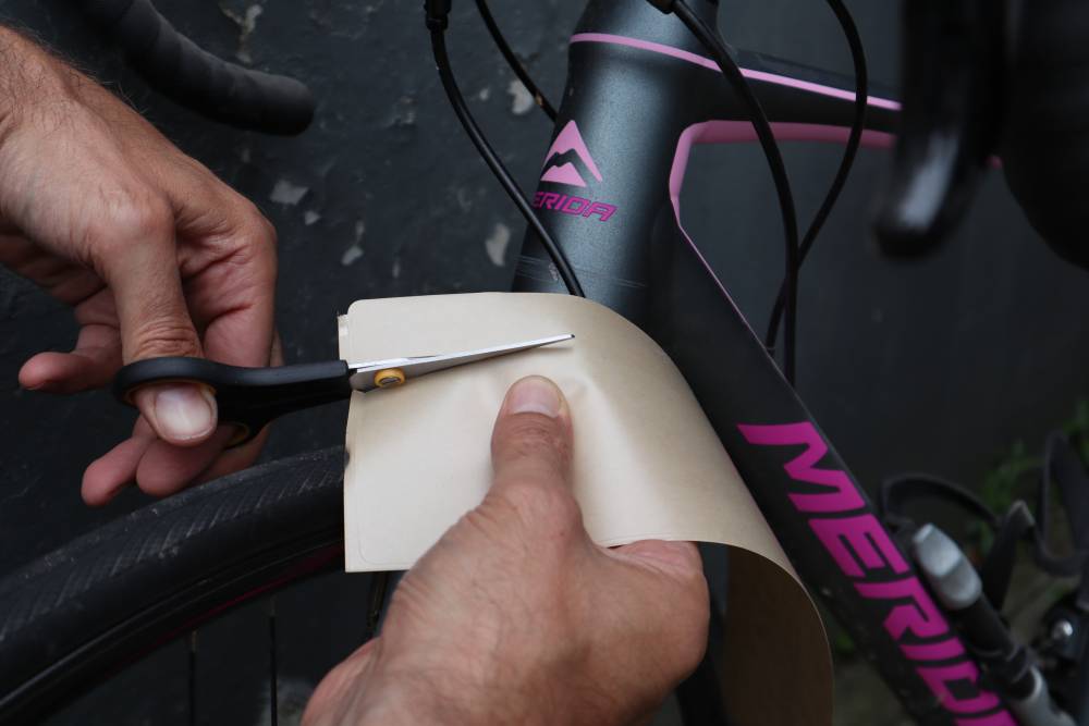 Fiets Frame Protectie sticker transparant 43.5cm x 5cm bij Bike-Zone - Bike-Zone,  Cervelo, Cube, Orbea en Superior Bikes, Racefiets, Mountainbike, Tijdrit,  Gravelbike, Triathlon, E-bike 2022