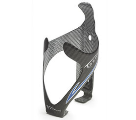 Bidonhouder Serfas Cirque Carbon 26 gram | Kleur Carbon met Blauw