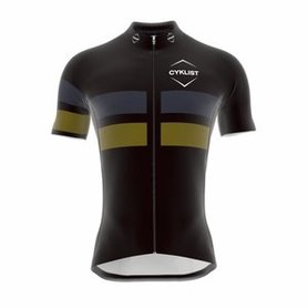 Cyklist Ledara Fietsshirt Black / Olive / Grey