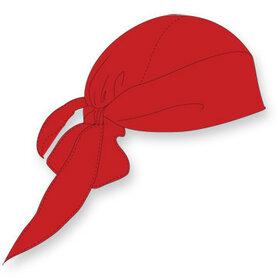 Bandana voor onder je helm | Rood