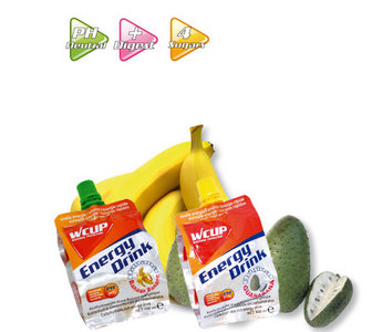 Wcup Energy Drink Banaan | Vloeibare voeding op basis van snel opneembare koolhydraten